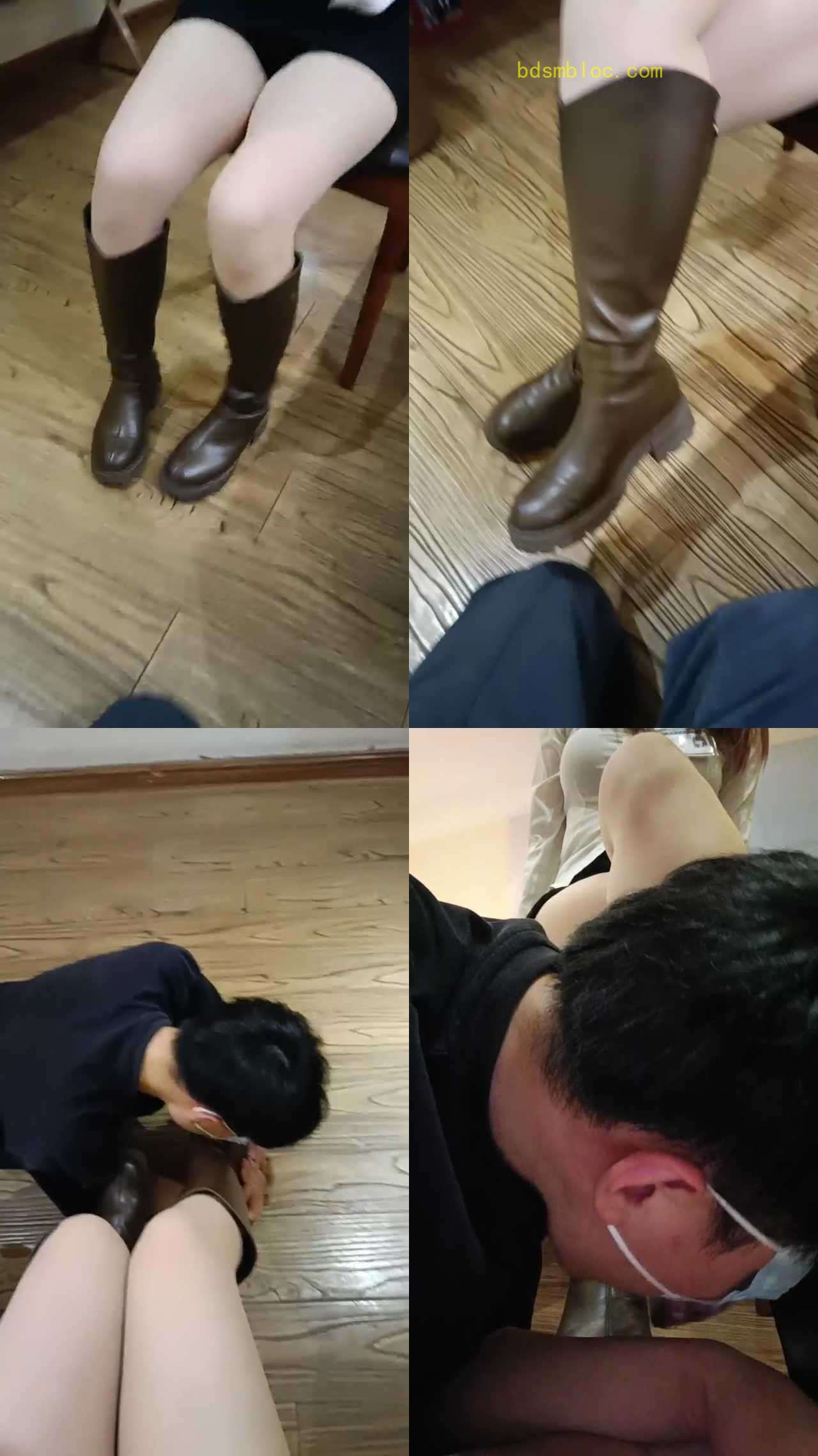 【梵高】开发大四素人S-肉丝长靴虐杀