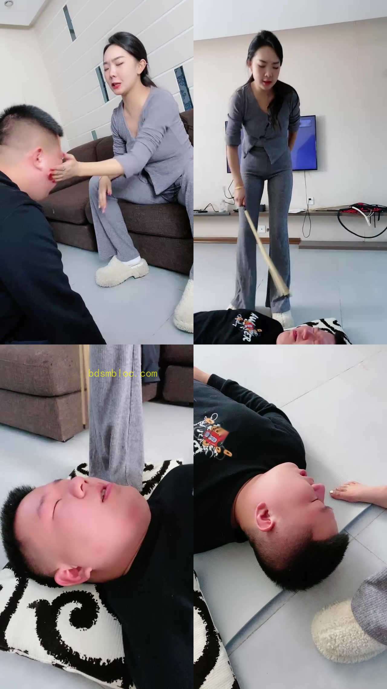 【麋鹿银儿】素人模特首调废物