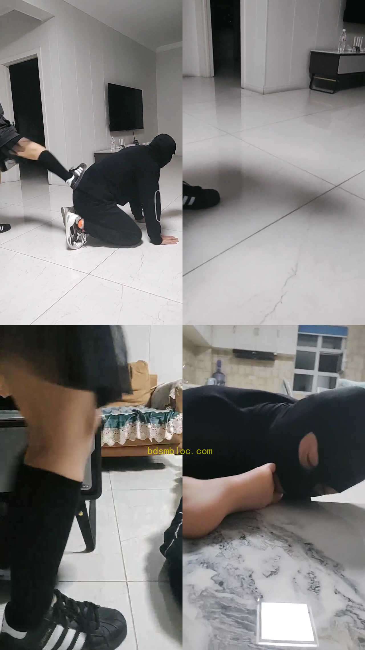 【吴迪】抽耳光/运动鞋及膝袜踢踹/骑马/喂漱口水