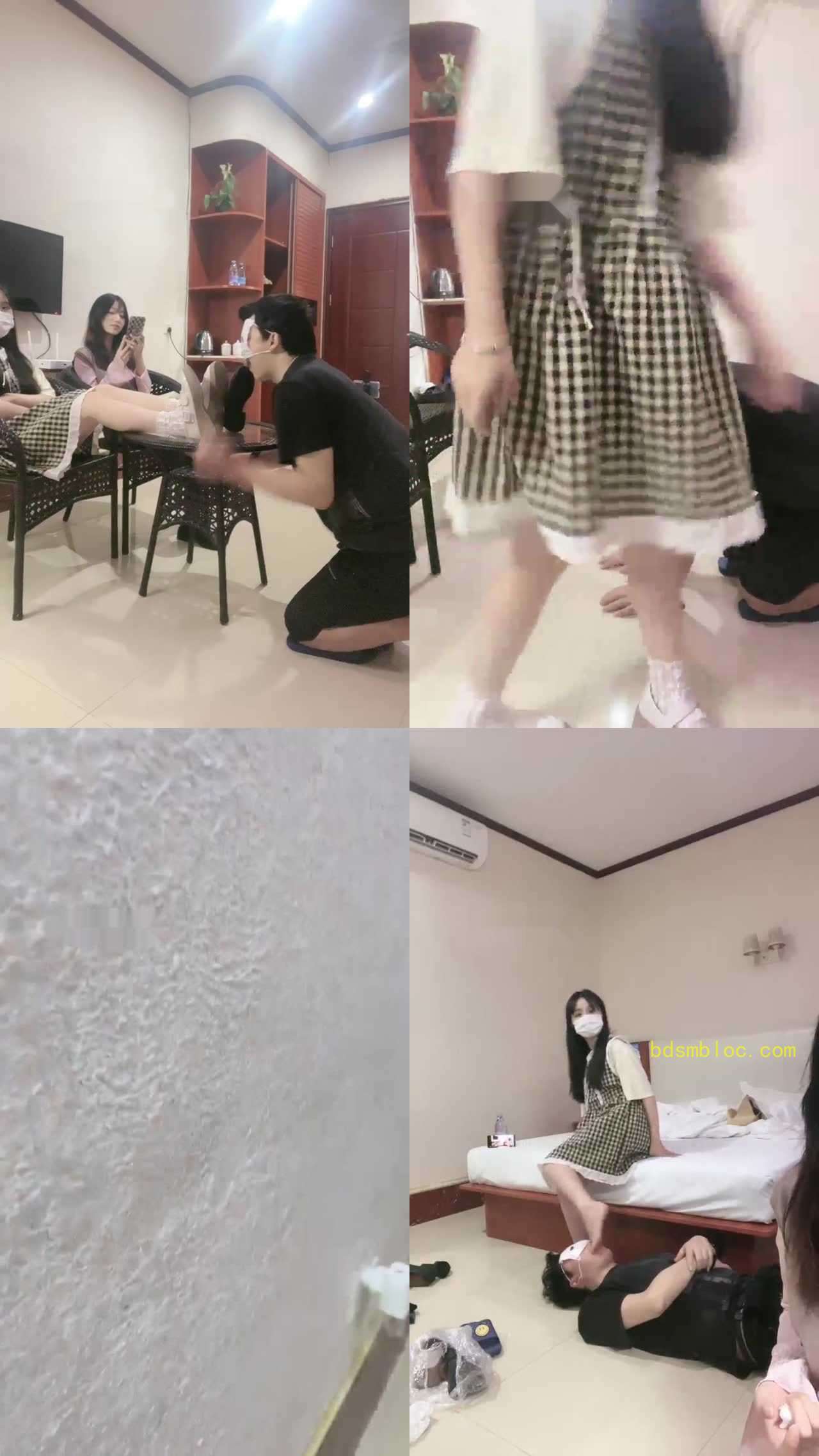 【香芋朱朱】和姐妹一起开发脚奴