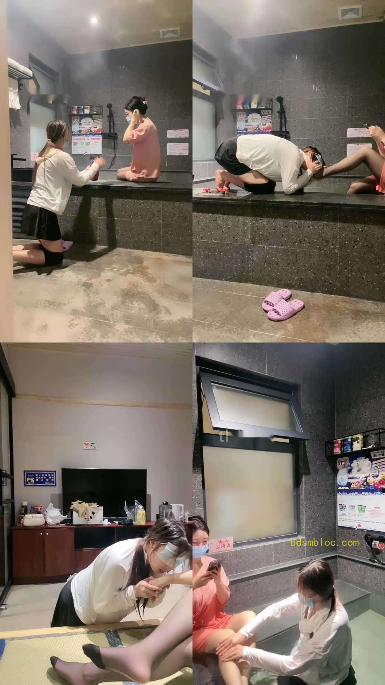 【小雅老师】温泉别墅强迫小三做母畜