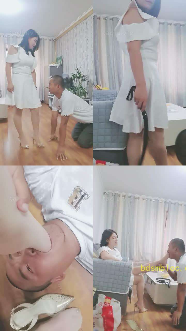 【冰爷】鞭打/转胯/高跟踩/闻舔肉丝脚