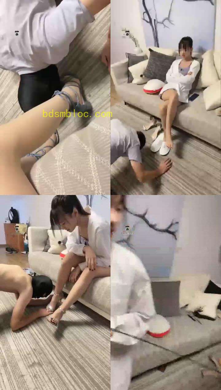 【00后叶娘】超美鞋子调合肥奴舔鞋底