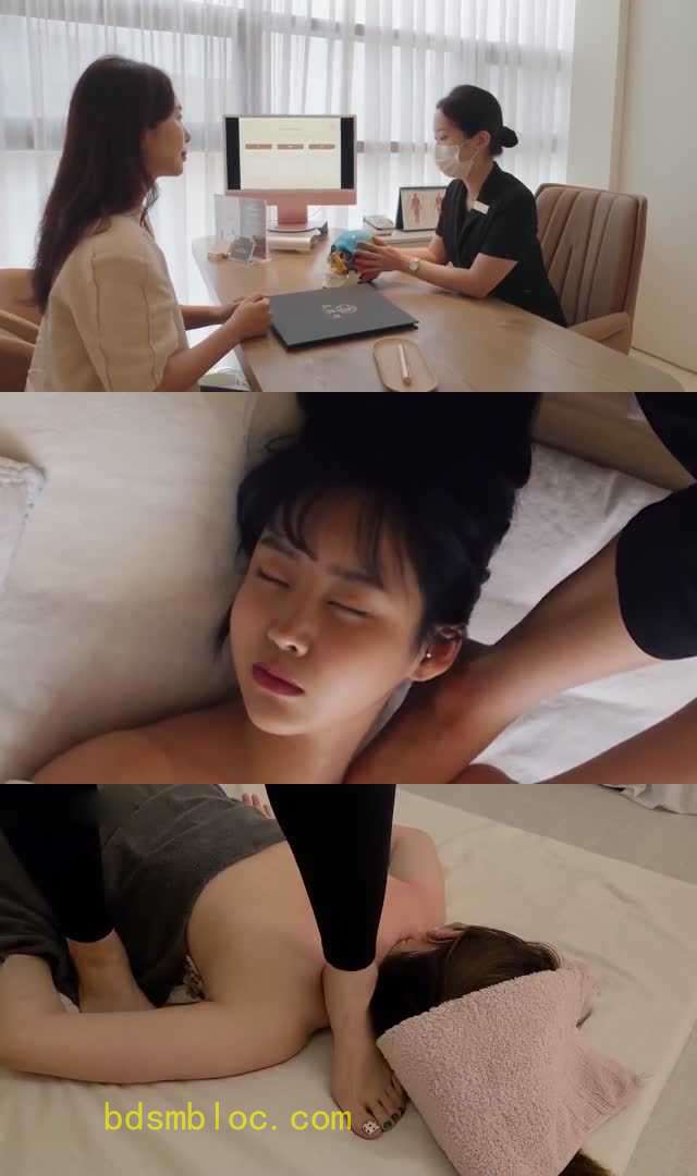【未知女主】真实美容师用脚给女顾客护肤