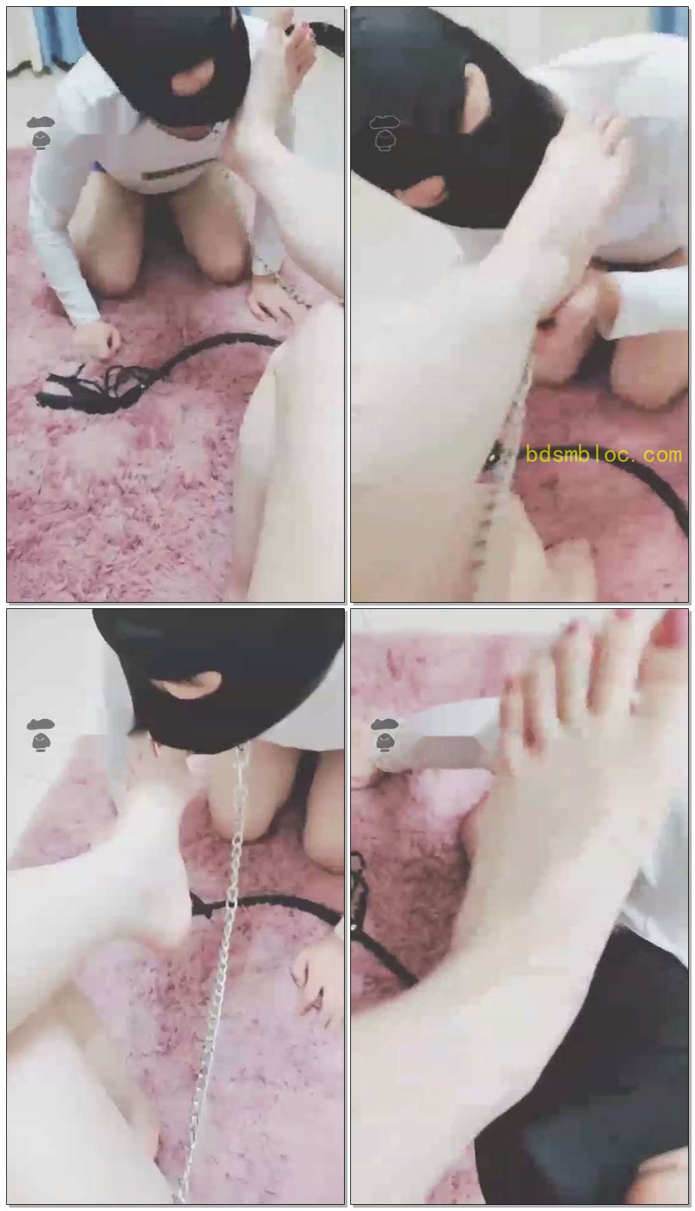 【灵竹】连舔脚都不会,给让主人好好教