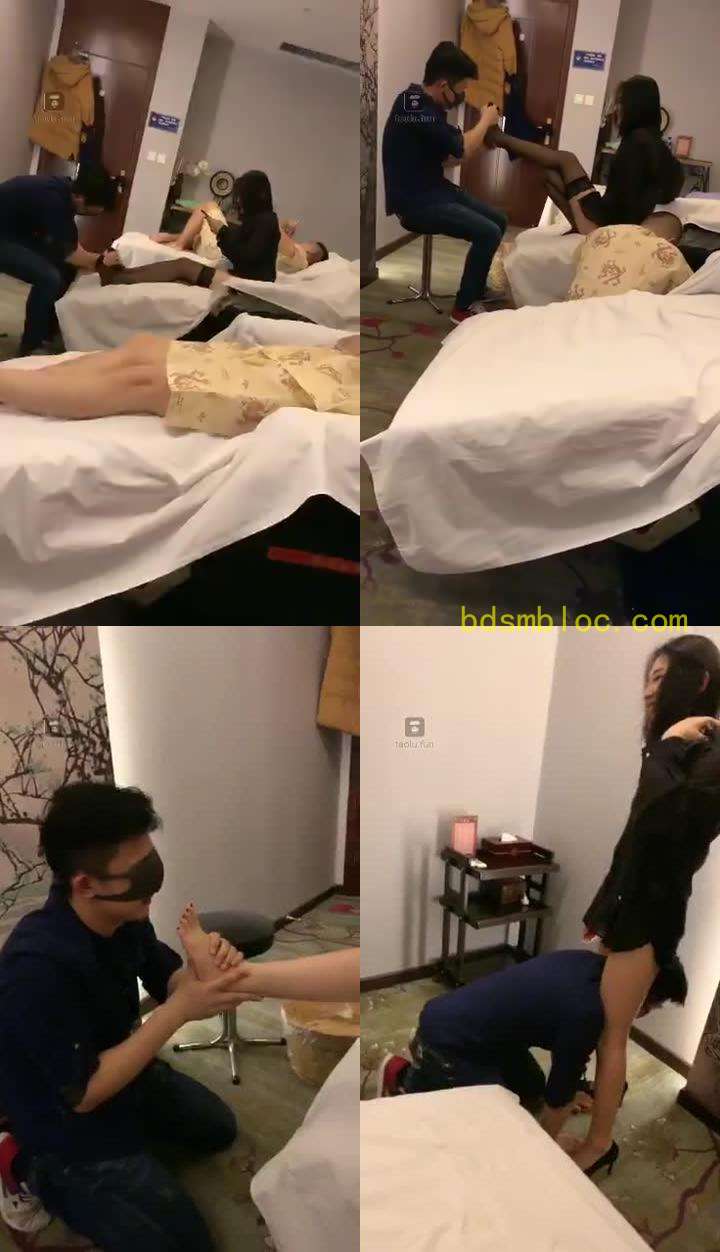 【维依】足疗店当技师面玩狗
