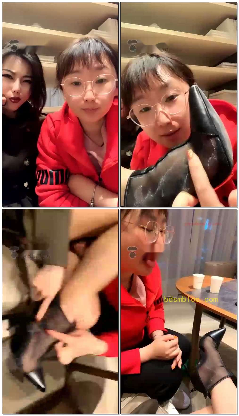 【歌迪丝】三婶当众闻新鞋