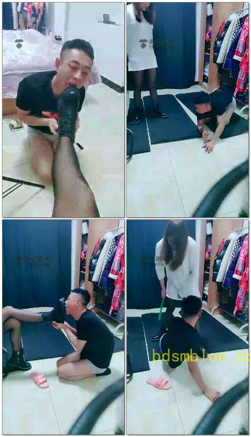 【清墨S】重度虐贱奴，皮靴碾头狠踹狠踩