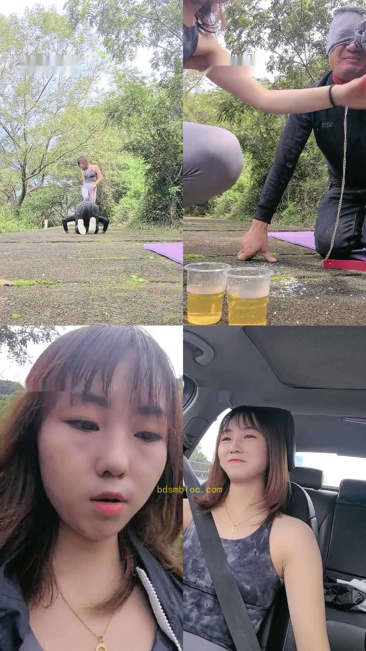 【果儿S】户外tj贱奴偶遇路人