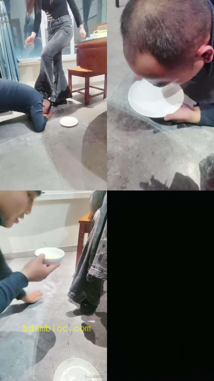 【西北傻子】高校学生幕岚饭馆凌虐傻子