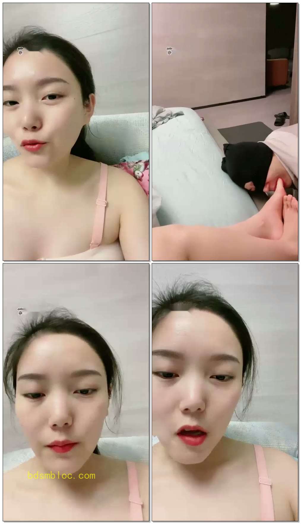 【蜜桃儿S】床下有只舔脚狗