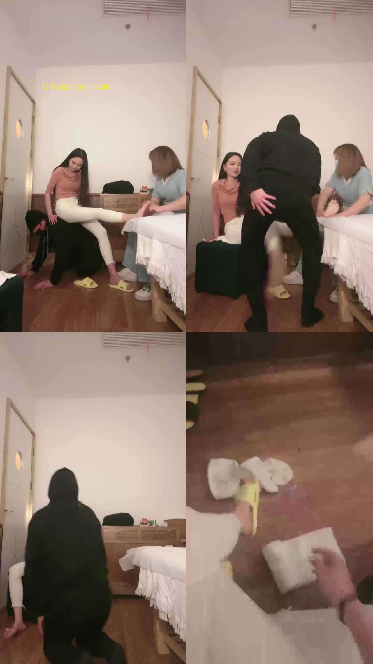 【司青宁】当着按摩小妹的面调狗