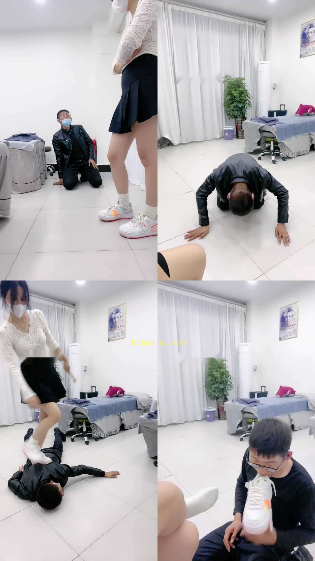 【小九】超暴力-人体跑步机/骑马/转胯/脚气深喉/磕头求饶