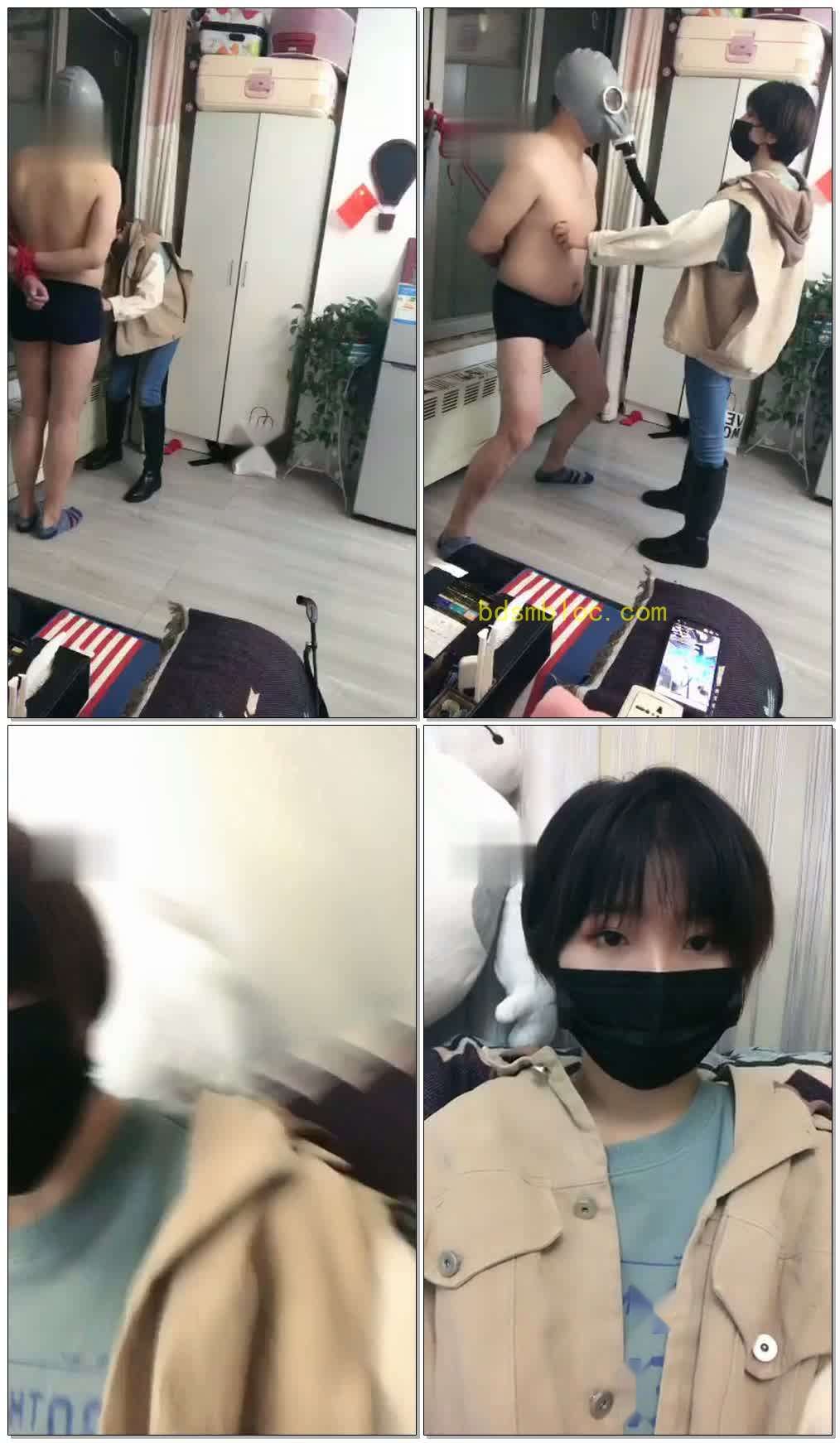 【美离子】窒息面罩调狗
