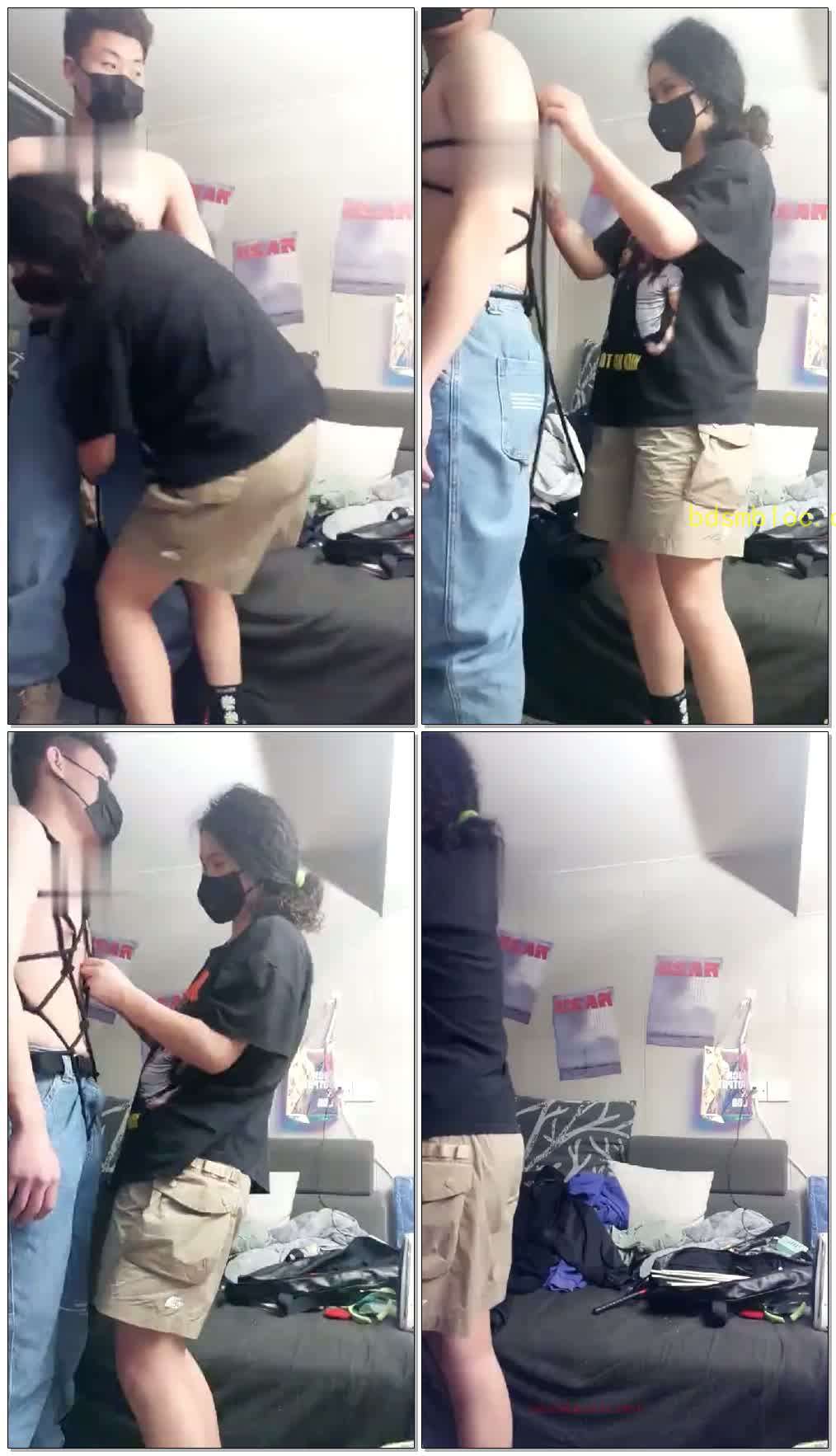 【南康S】捆绑调教小奶狗
