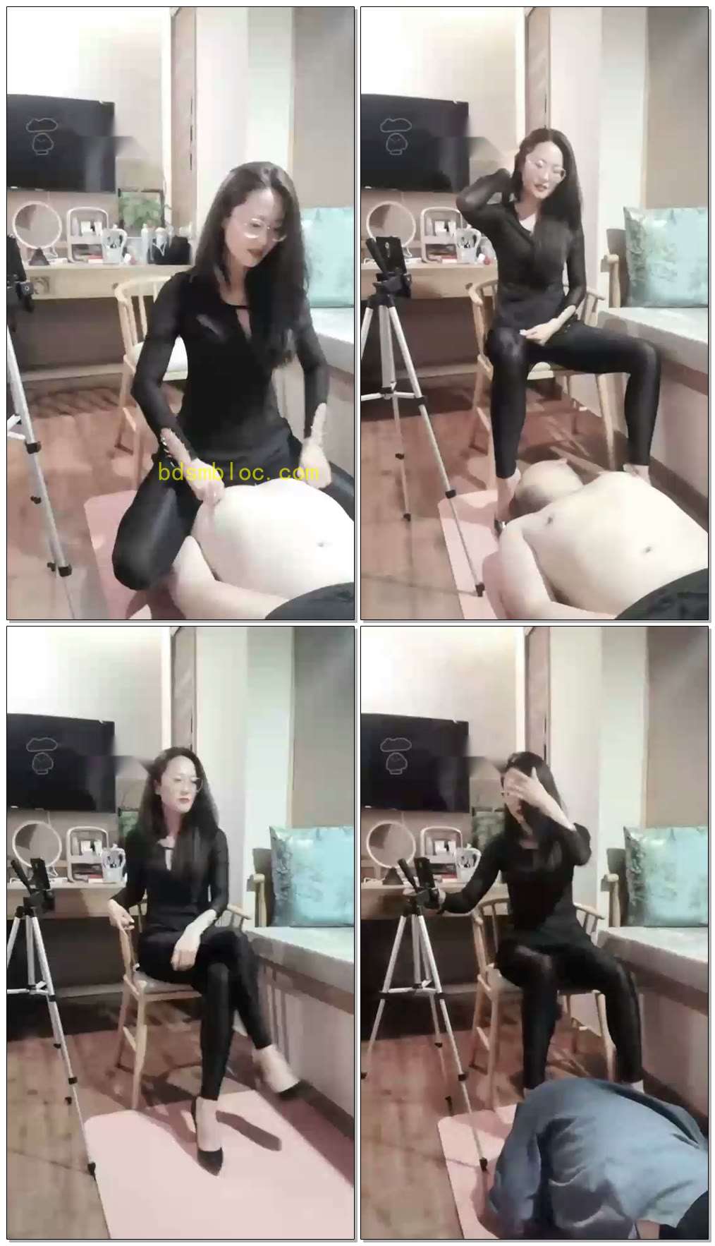 【女王菲主】坐脸虐乳真人红绿灯