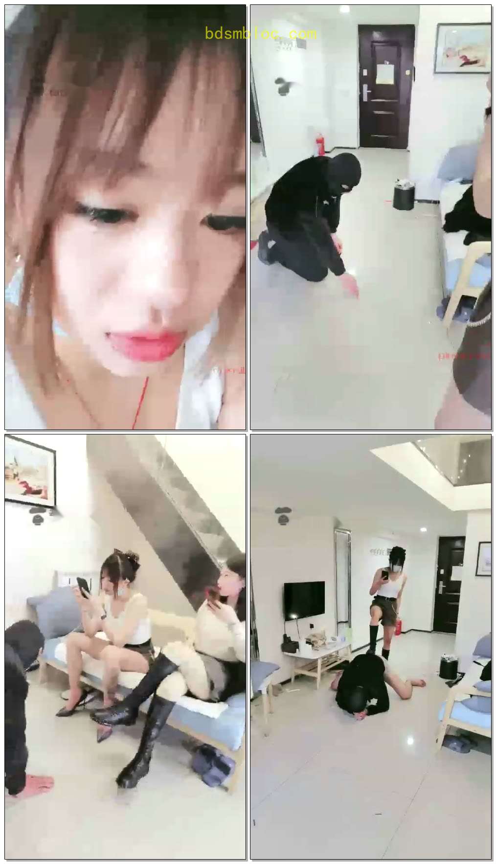 【萝莉女主】双女王调一只母狗