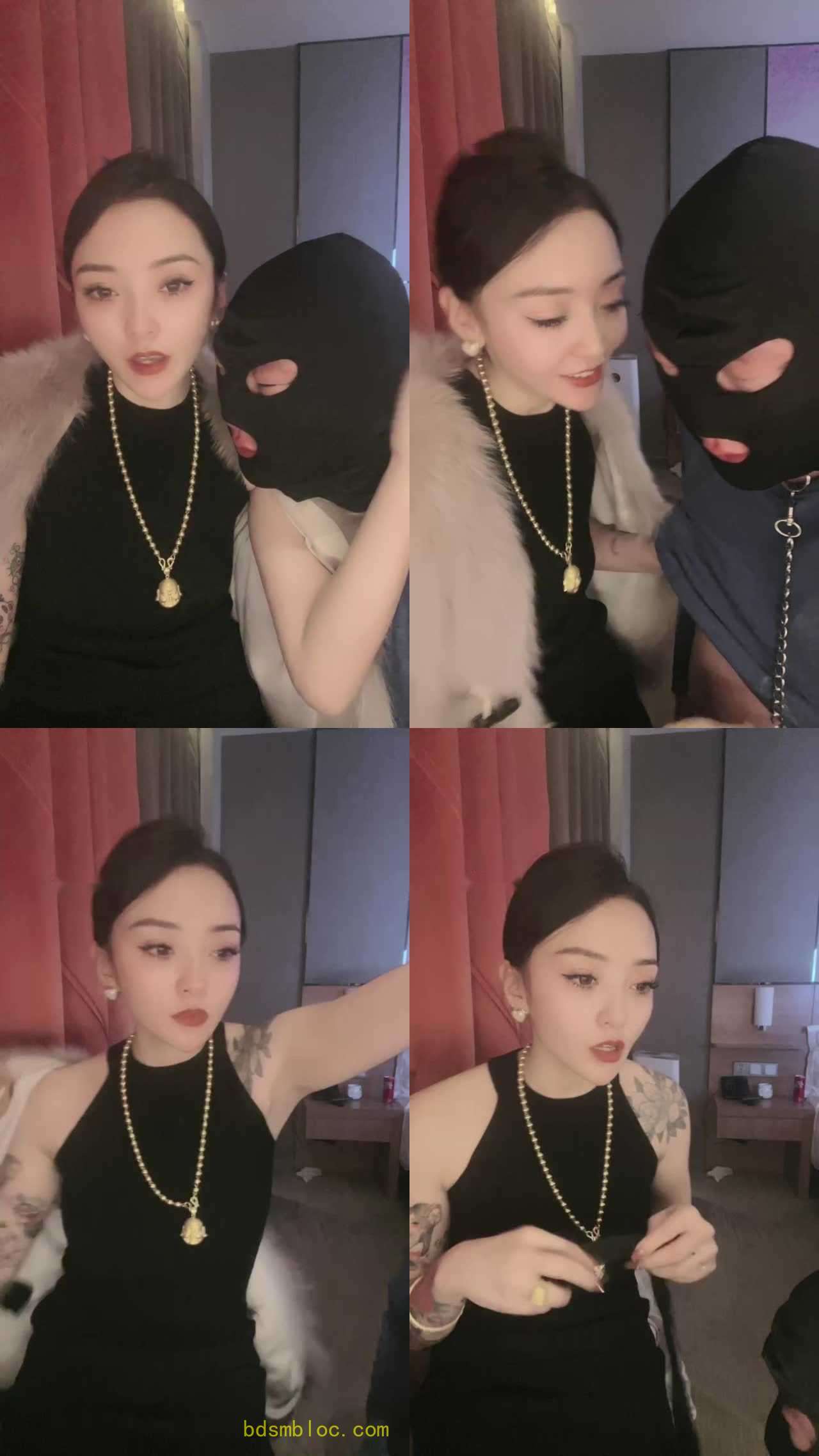 【小月牙】丝袜塞嘴虐乳