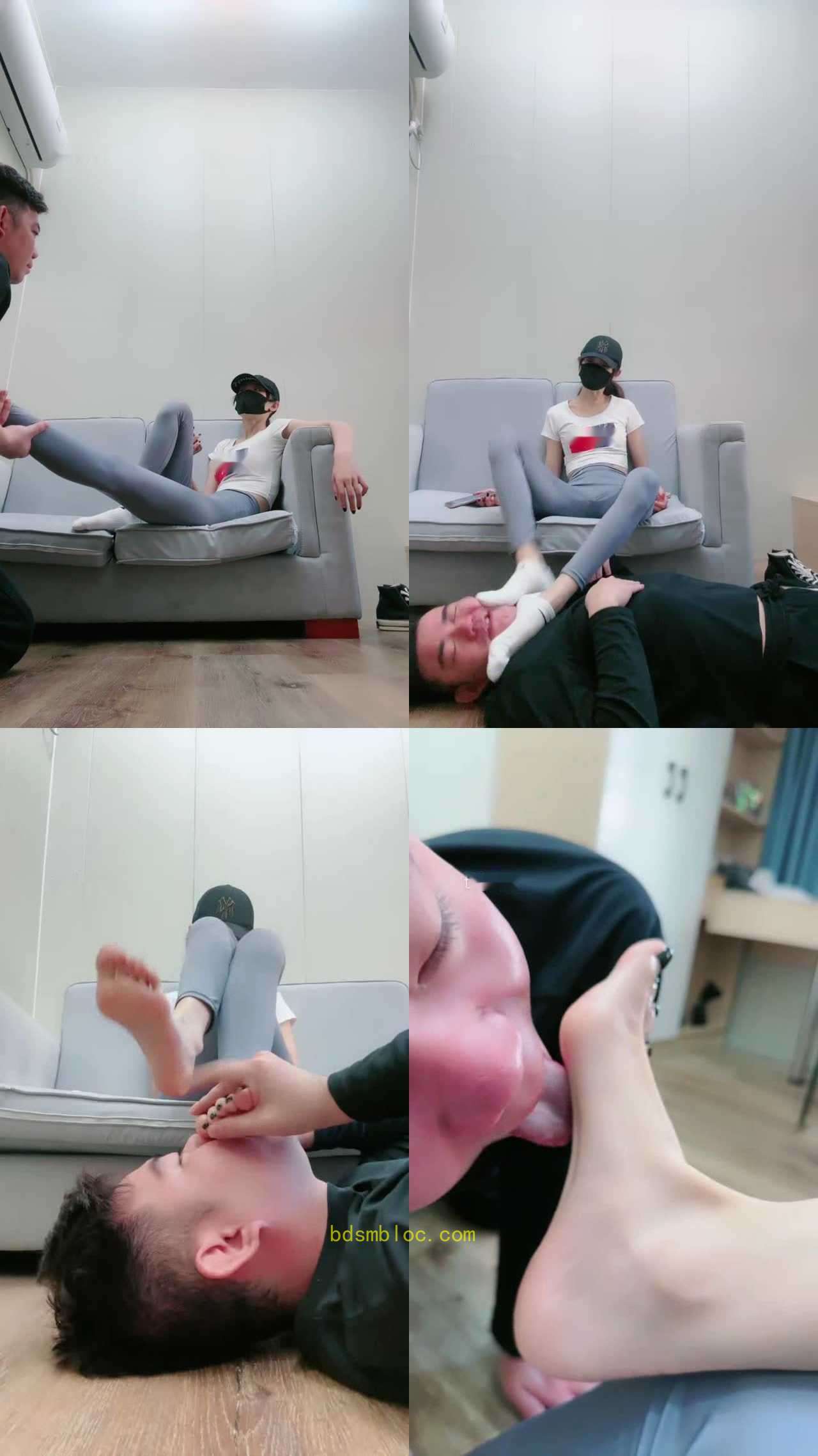 【美娜格格】人体家具奴伺奉主人