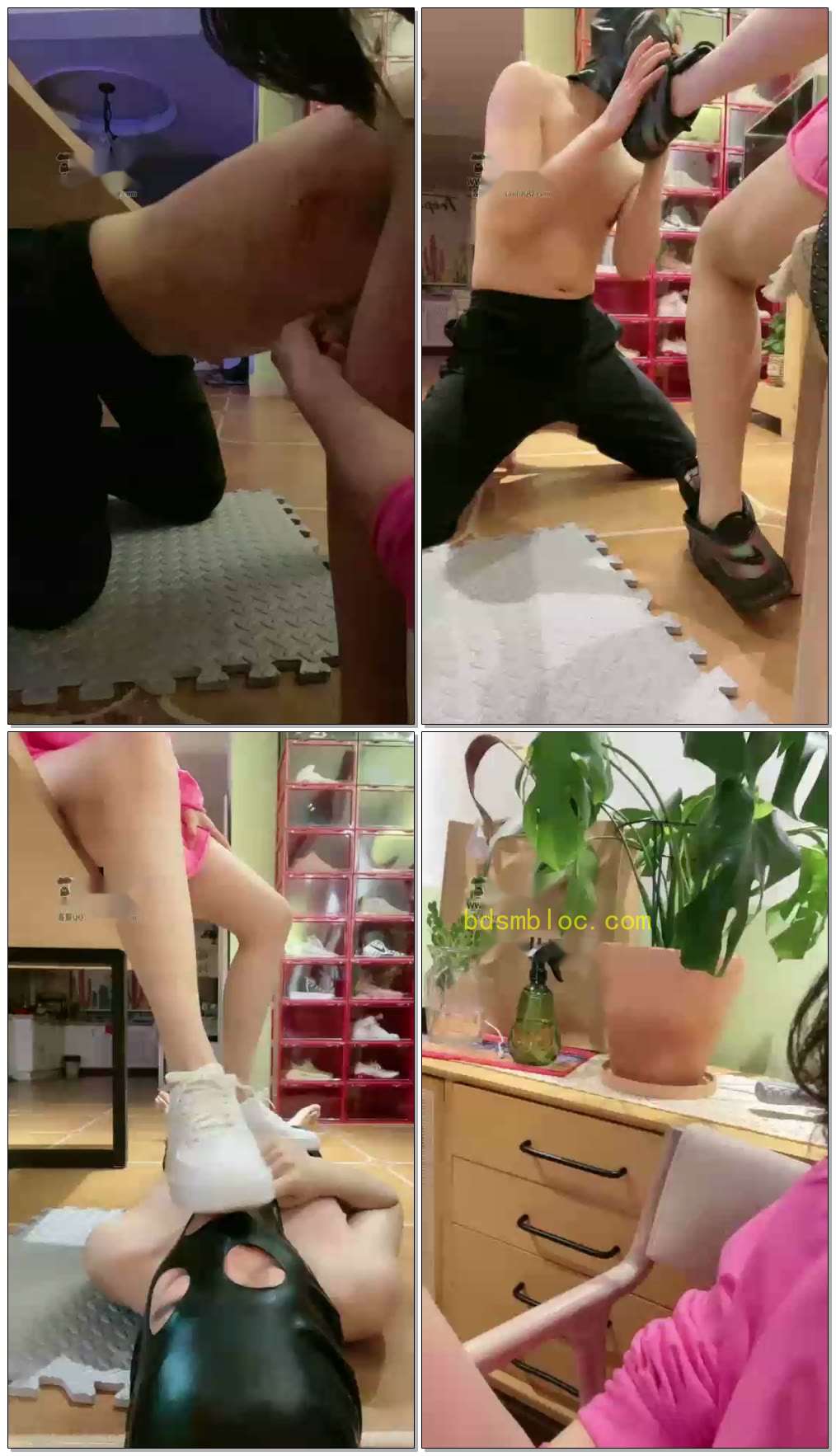 【曦晨S】舔鞋底的贱狗狗全体重踩狗sp鞭打贱畜