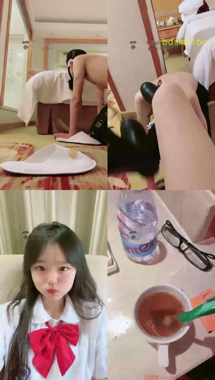 【九玥S】贱狗伺候主子起床，白丝玩狗