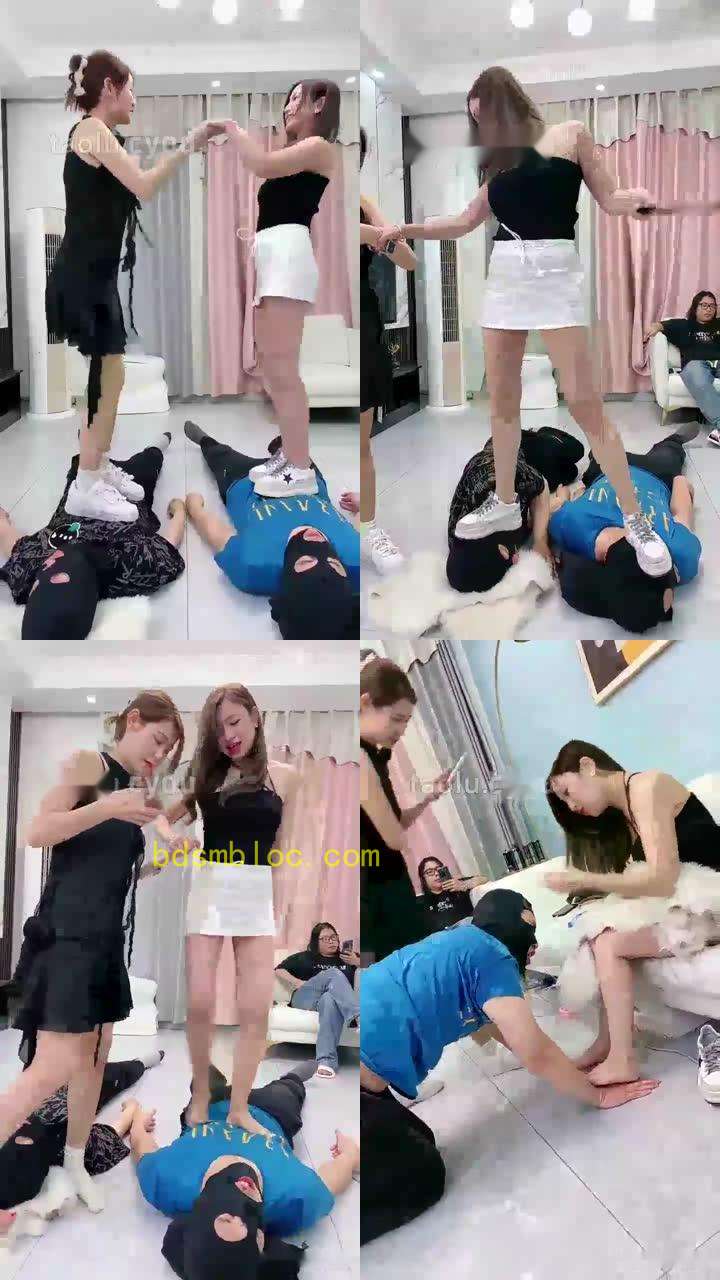 【麋鹿银儿】娇娇女王玩脚奴玩得很尽兴