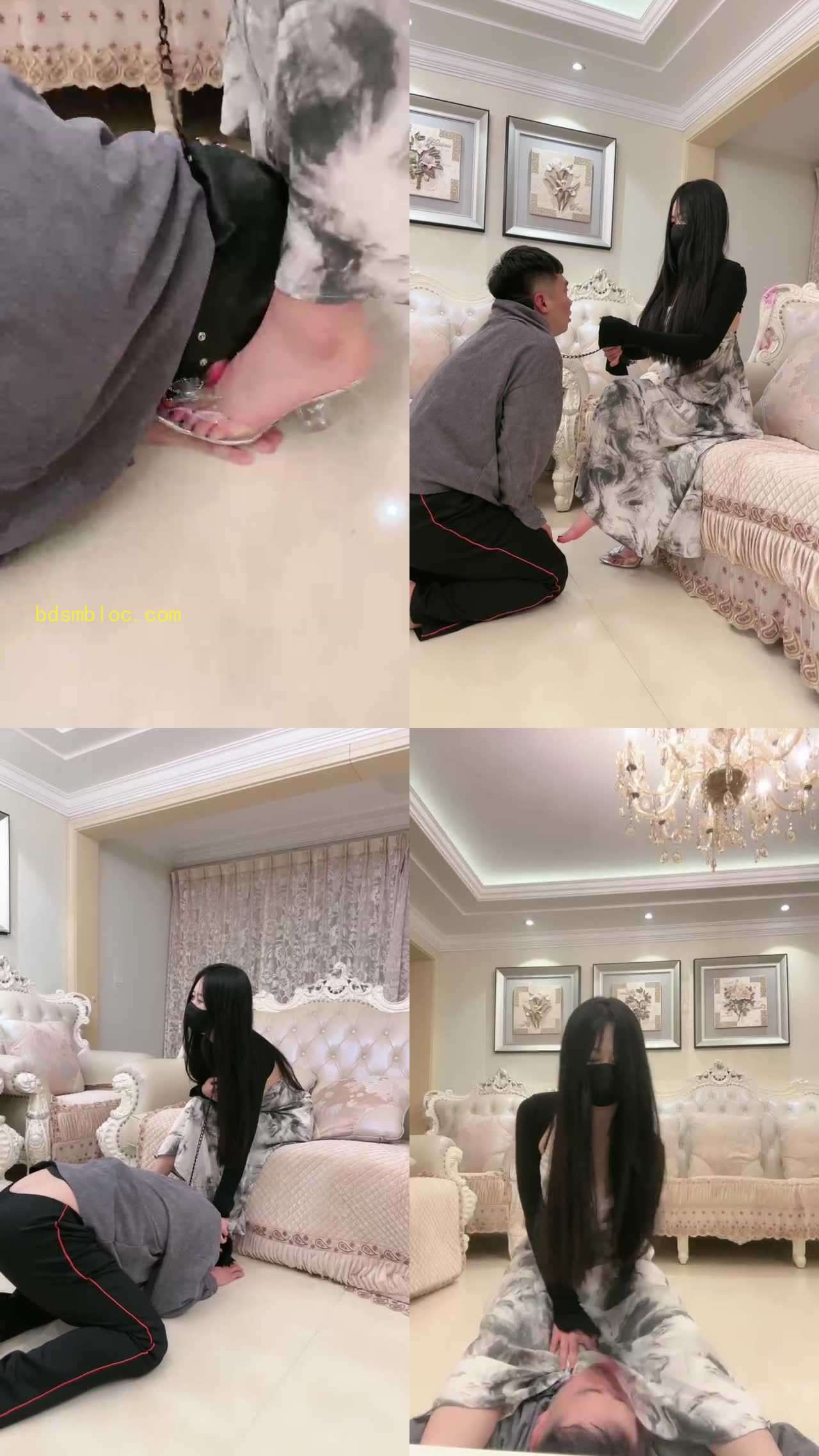 【桃幼幼】超强耳光抽/踢踹/裸足深喉/骑马爬行