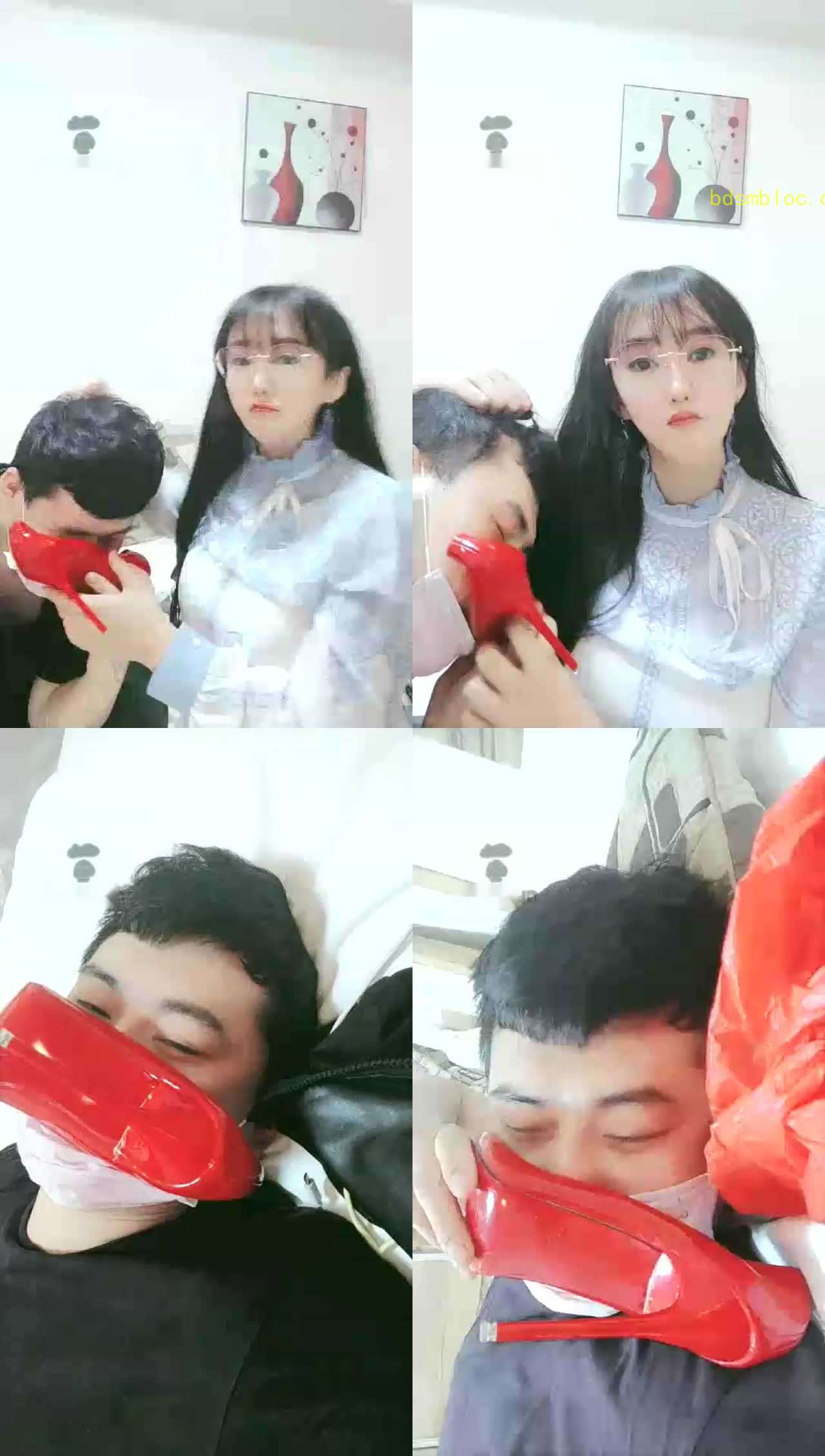 【辛迪无情s】爬过来闻鞋