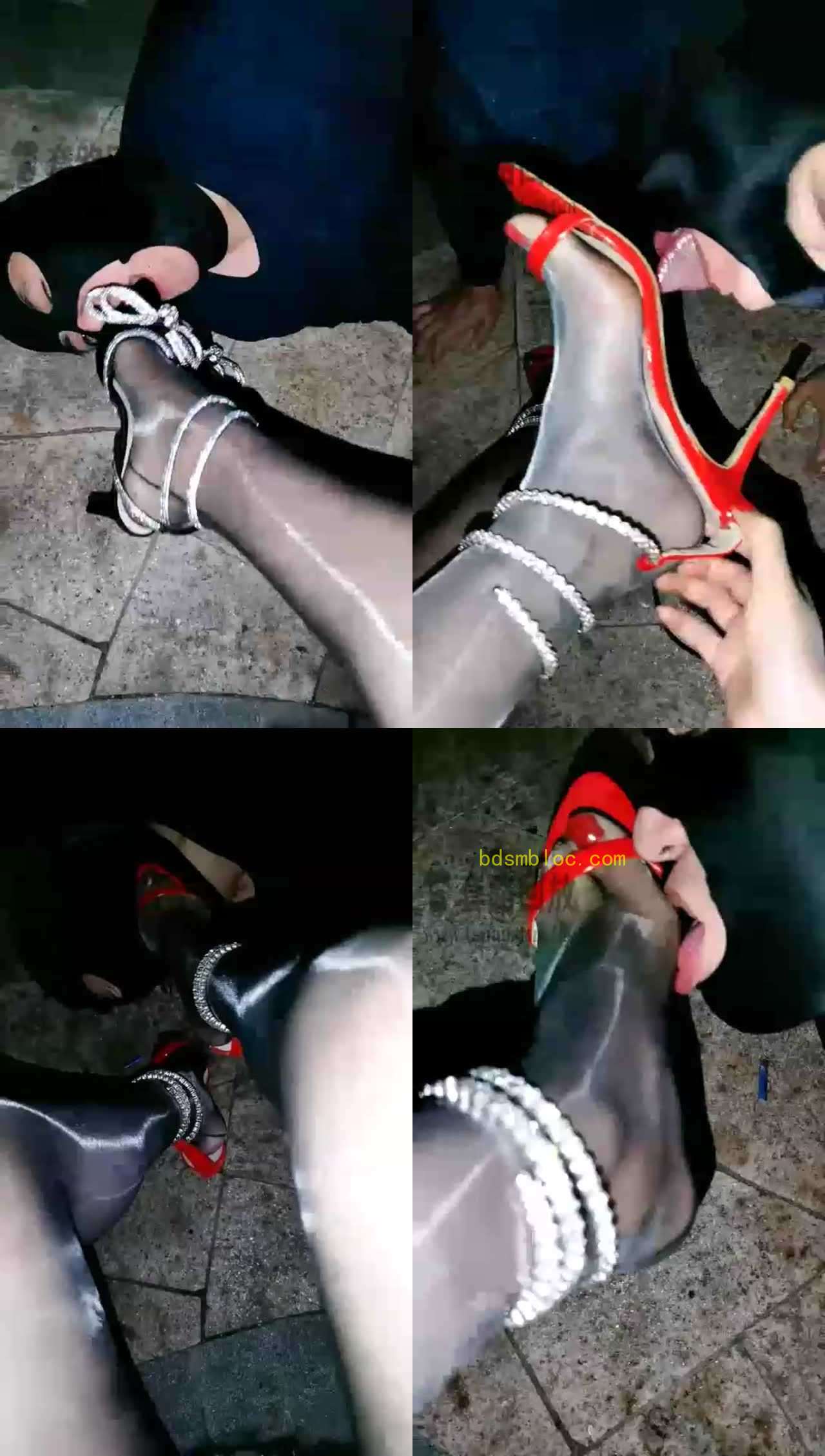 【叶子天津】户外舔脏鞋底吃粘痰