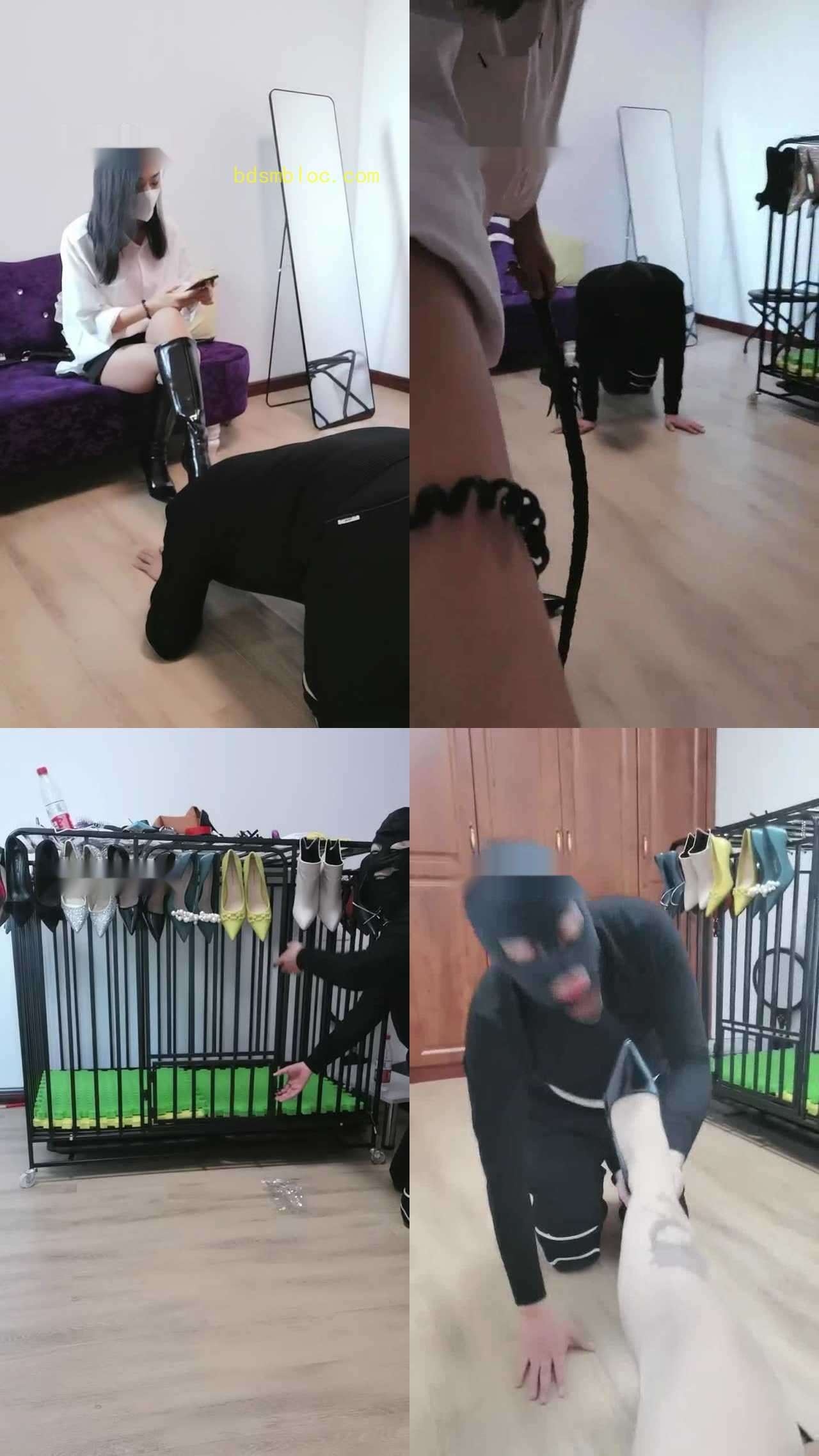 【凌儿】白领S周末圈养犬化下属狗【上】