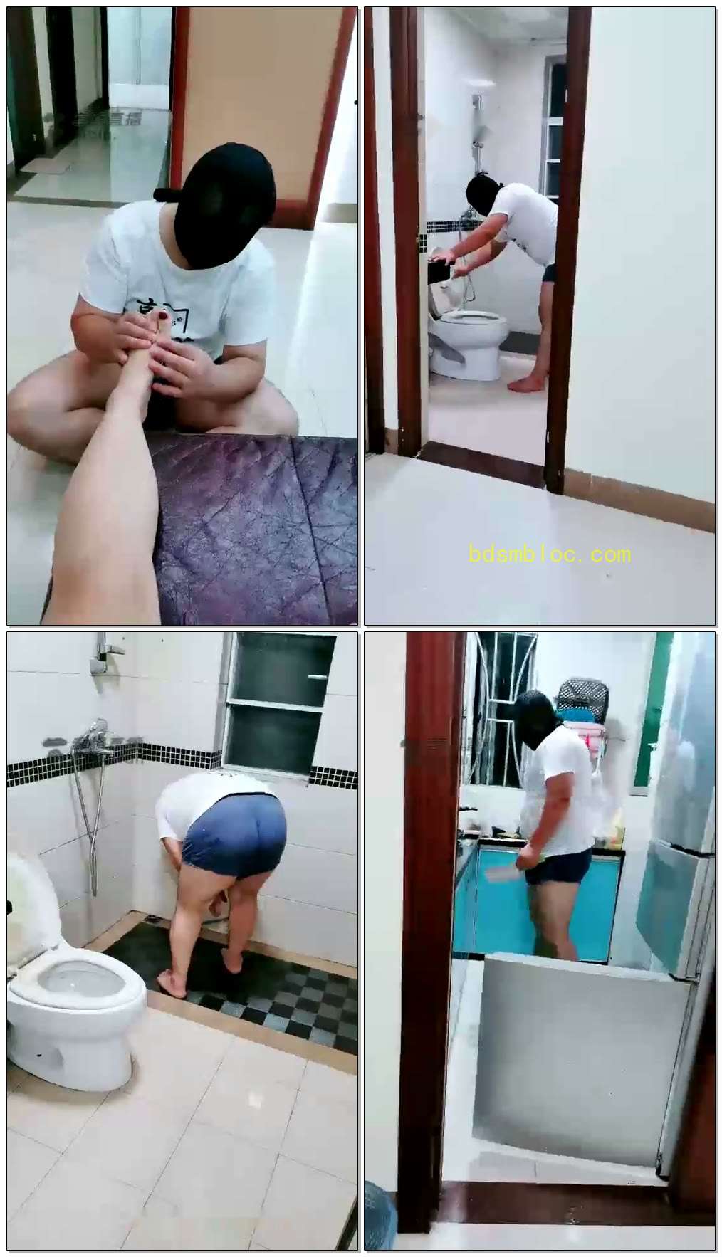 【郭照Queen】继续监督家务狗捏脚做家务