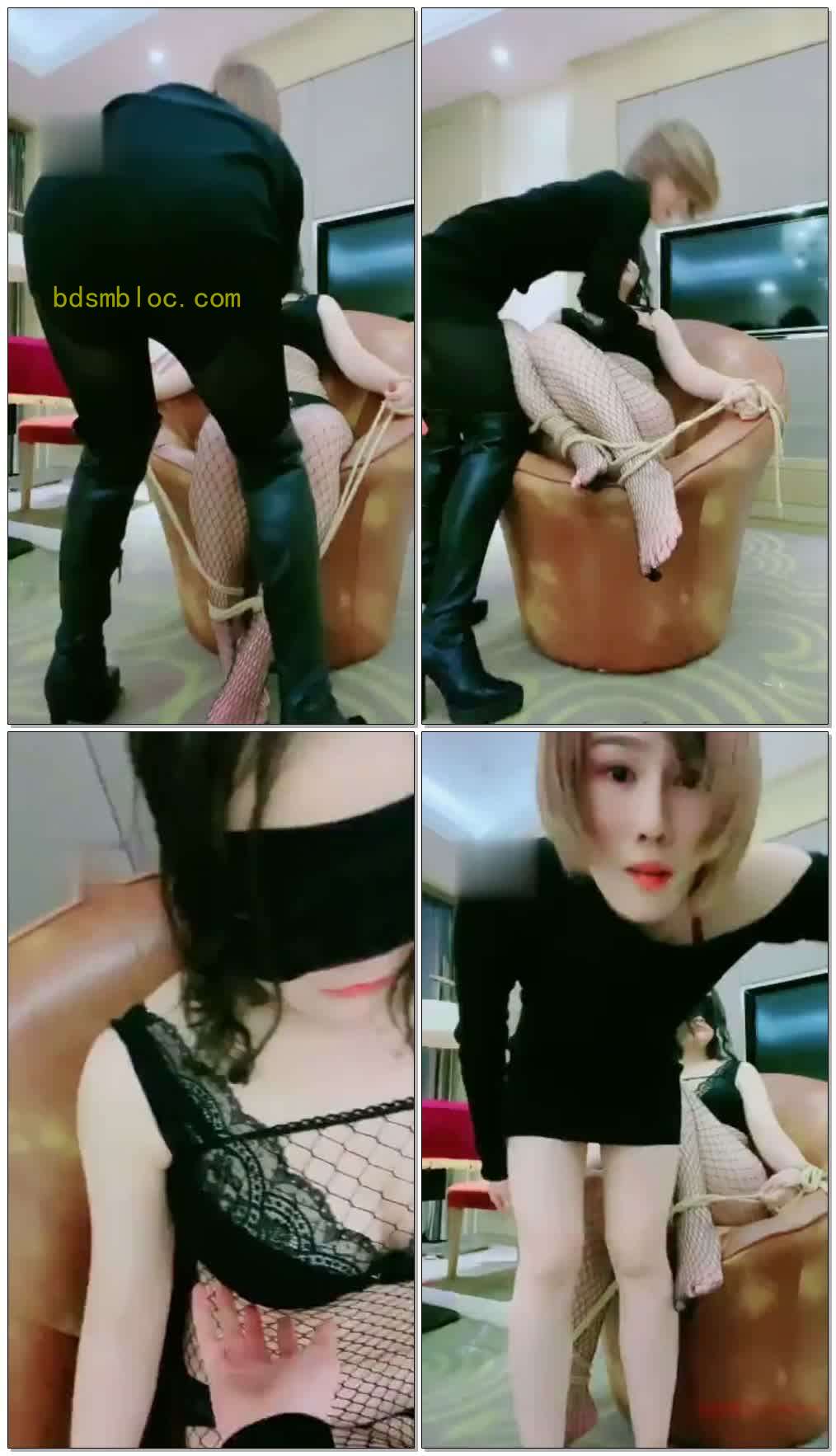 【美丝大大】捆绑调教性感小女m