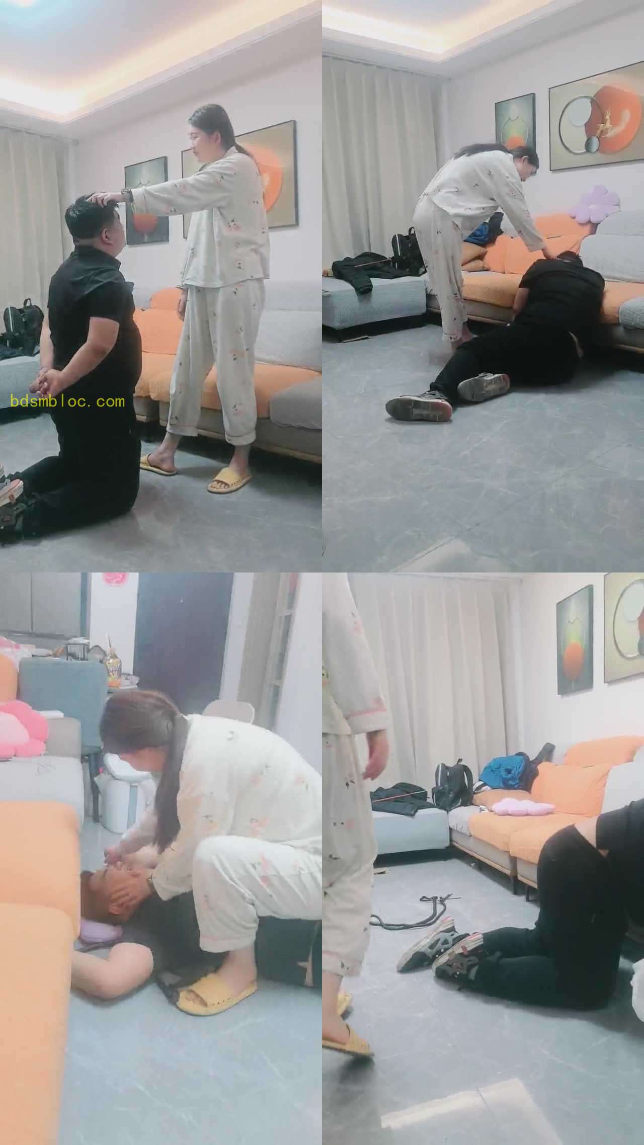 【婉南】耳光重度鞭打/裸足深喉