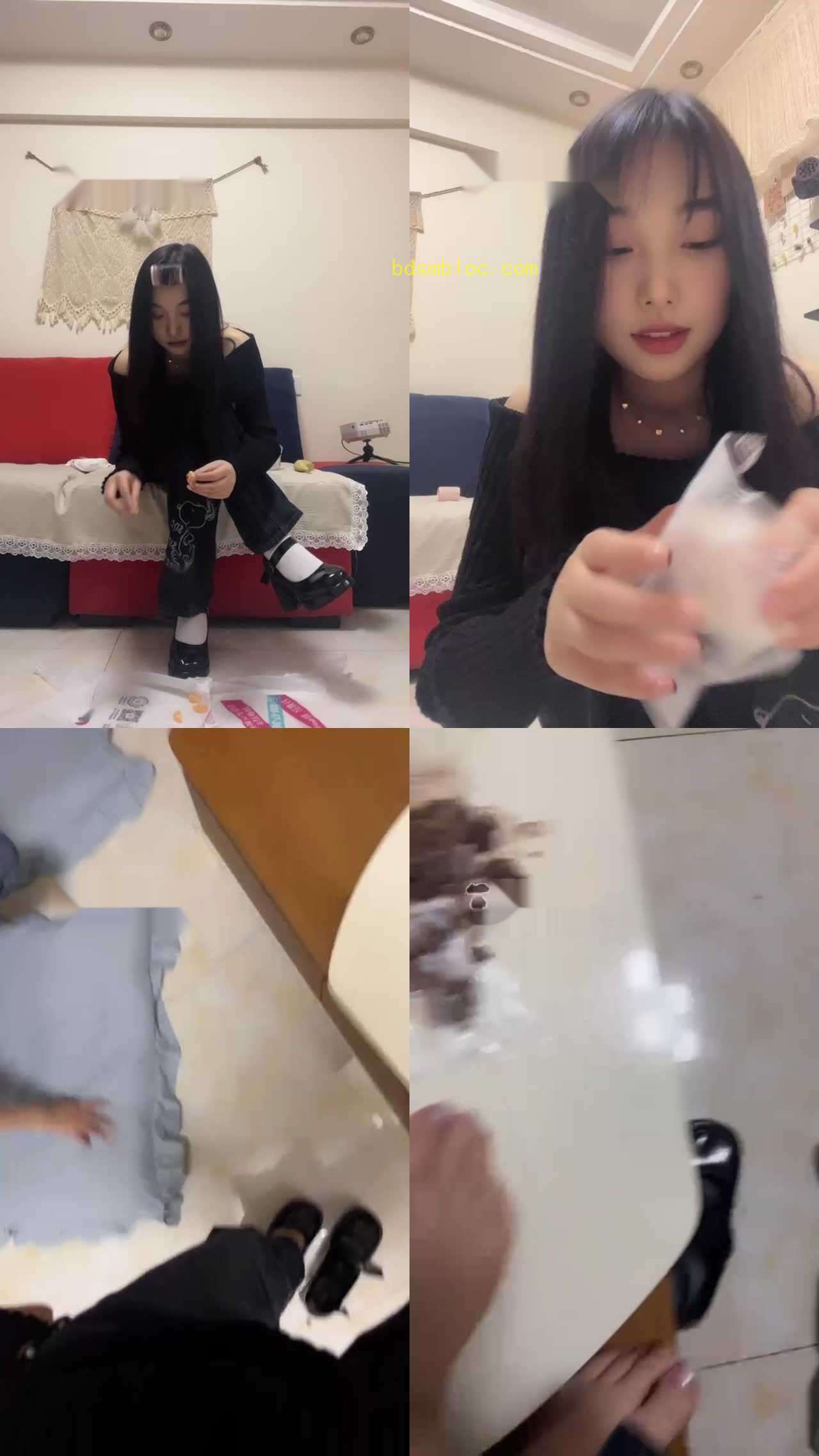 【田甜圈】踩踏碾压食物喂狗