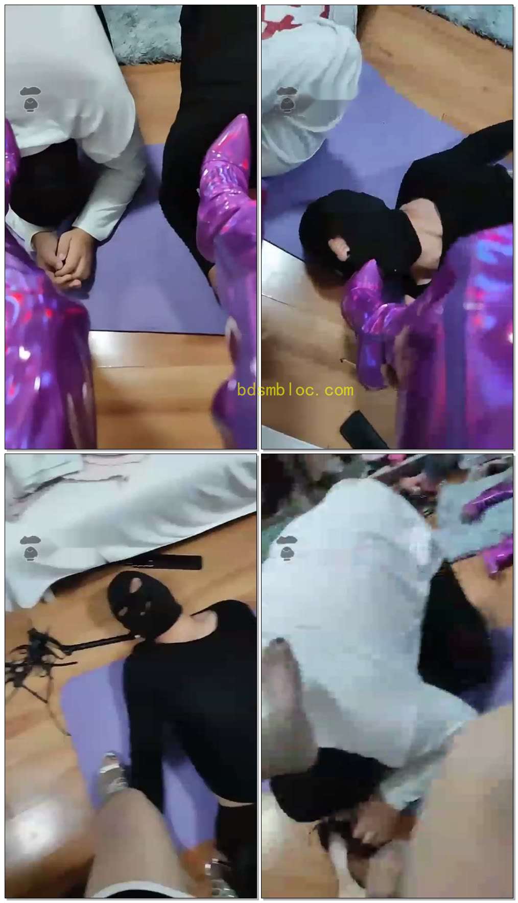 【乐爷】父亲节楼道调教父子