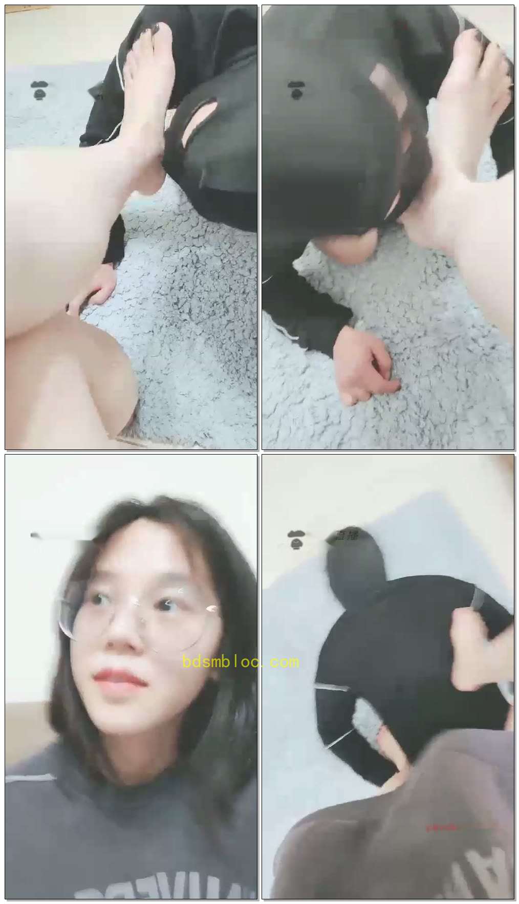 【灵竹S】调教，圣水，恋足，舌头刷脚底