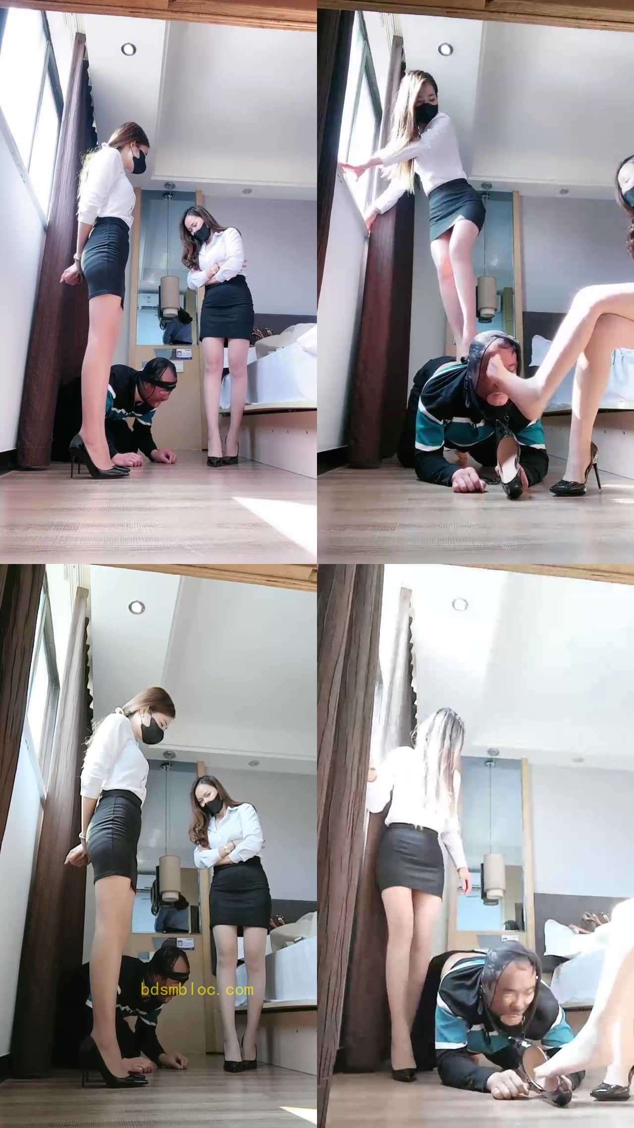 【多多】双S御姐高跟踩踏辱废物【双视角版】