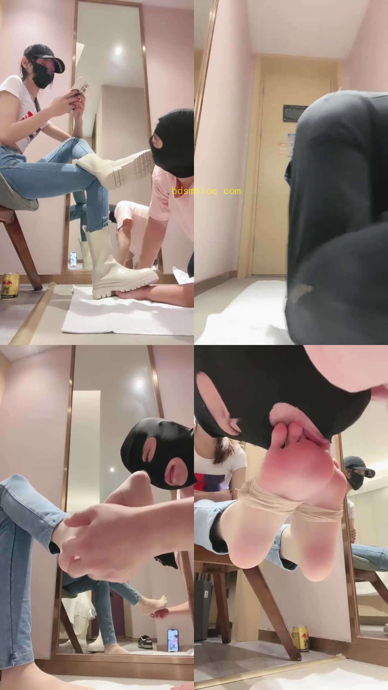 【美娜格格】首播 白色马丁靴