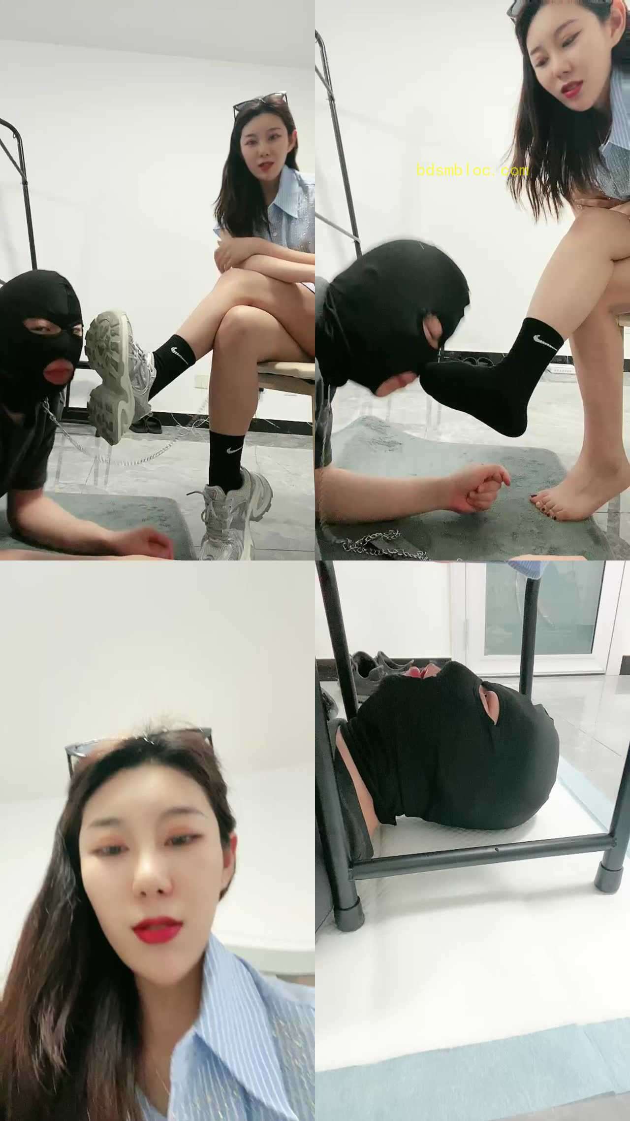 【S乔妹儿】贱狗马桶吃黄金喝圣水全体重踩踏
