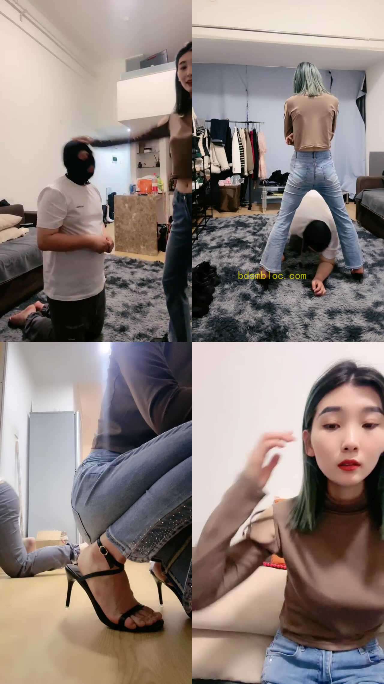 【兔兔大人】重度耳光/骑马犬化/踢踹/闻白袜/吮吸裸足/转胯