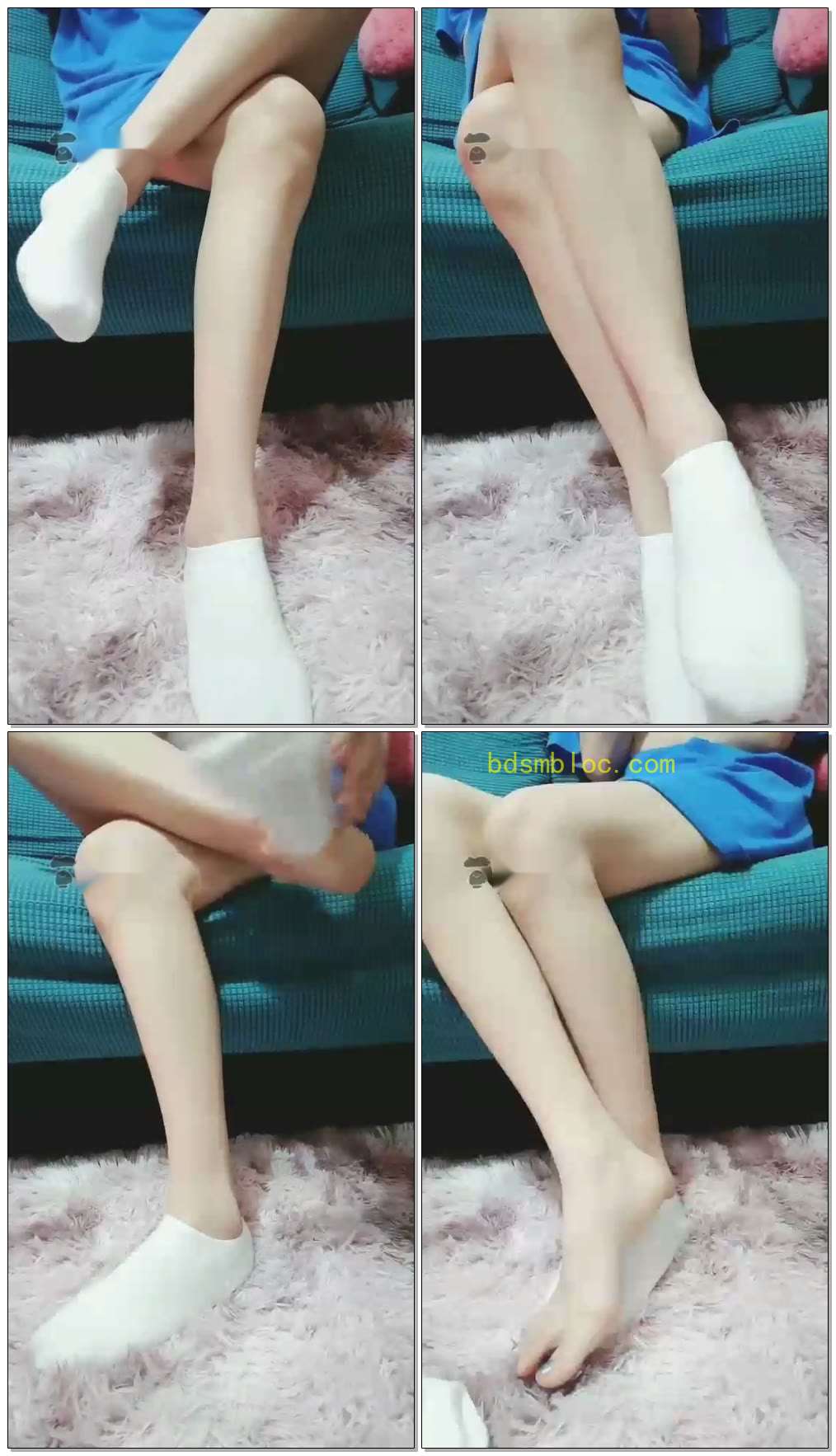【晨希S】白袜裸足脚底视角