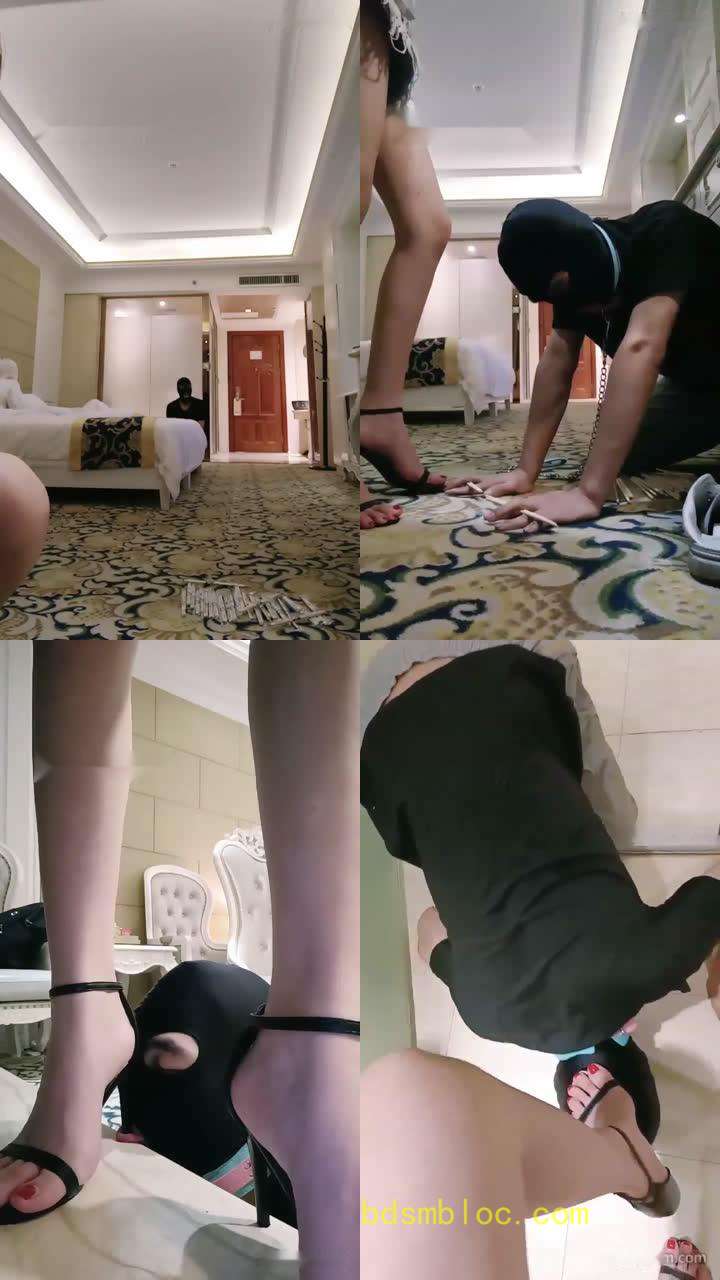 【多多】小白初次体验做女主人的脚奴