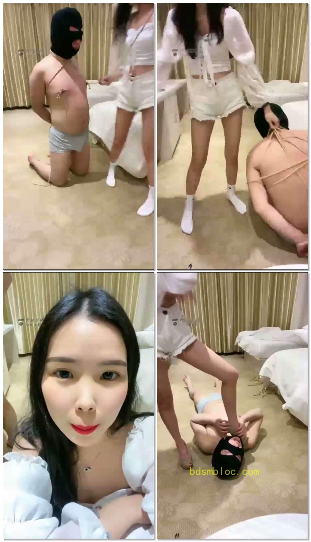 【北梦大人】捆绑鞭打踢裆