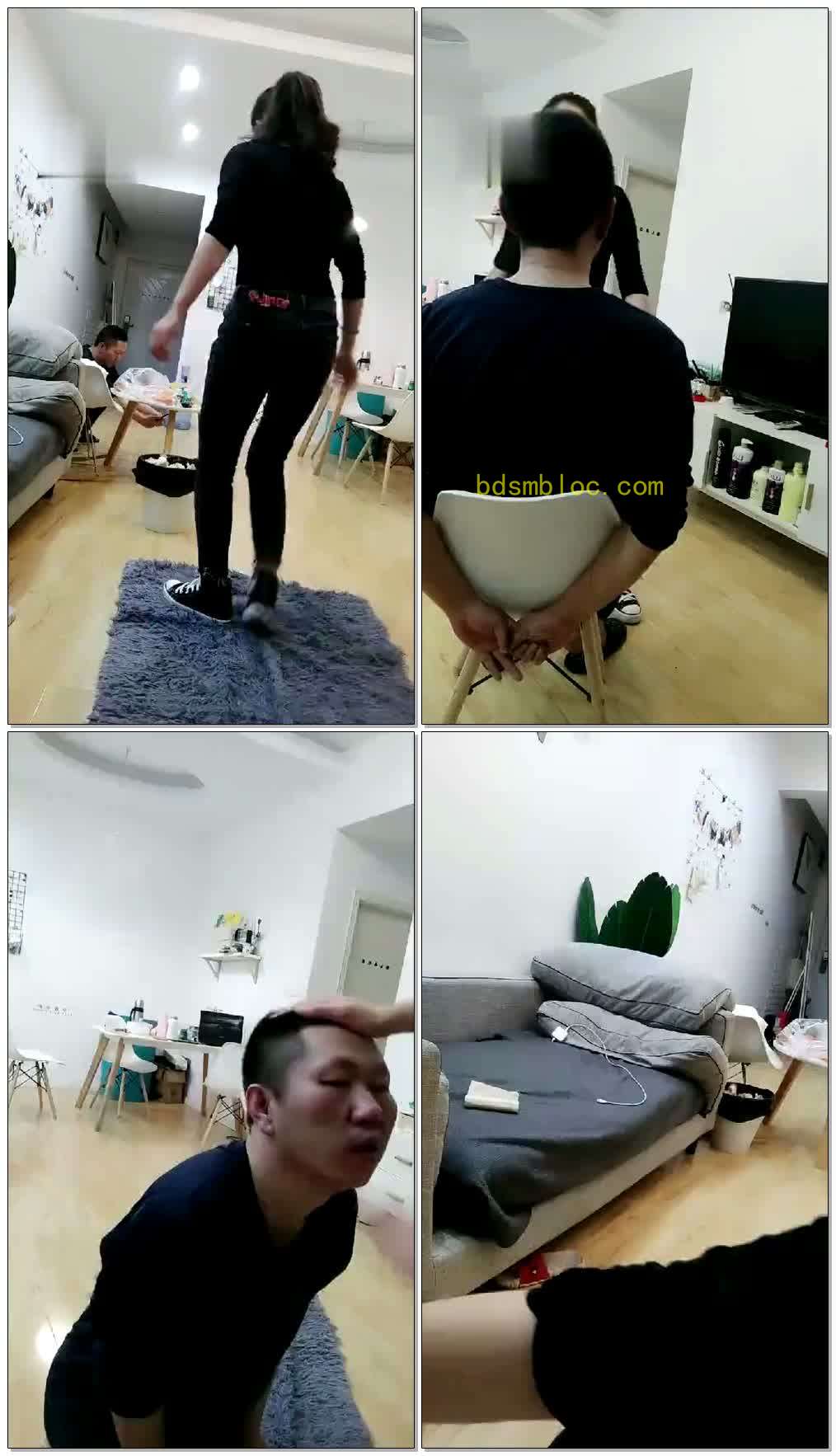 【仙儿女王】帆布鞋耳光专场
