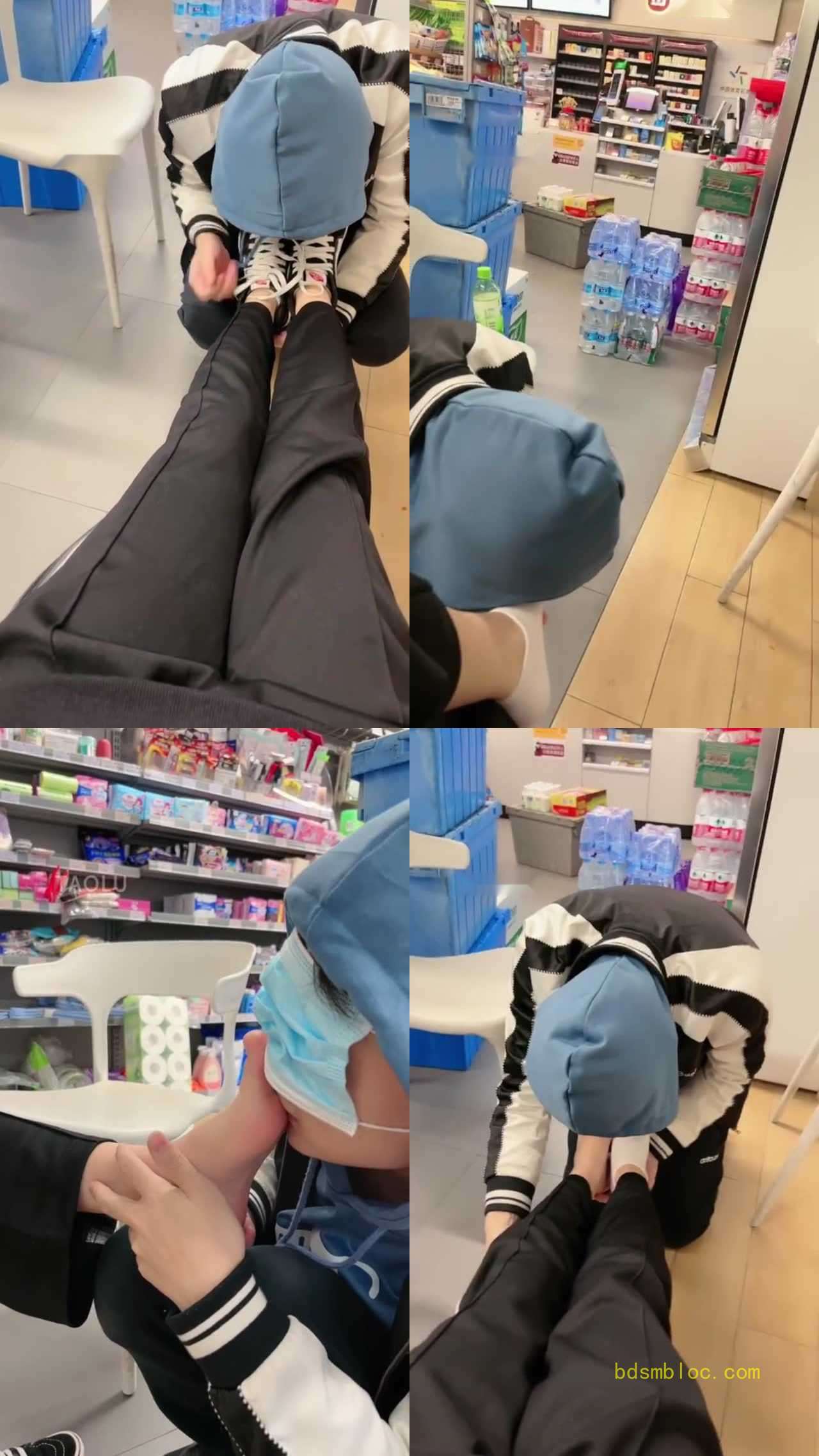 【雪莉】学生S在便利店玩师兄
