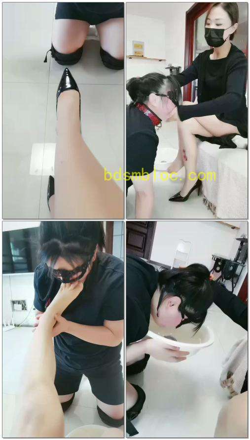 【凌儿女神】裸足调教舔脚母狗
