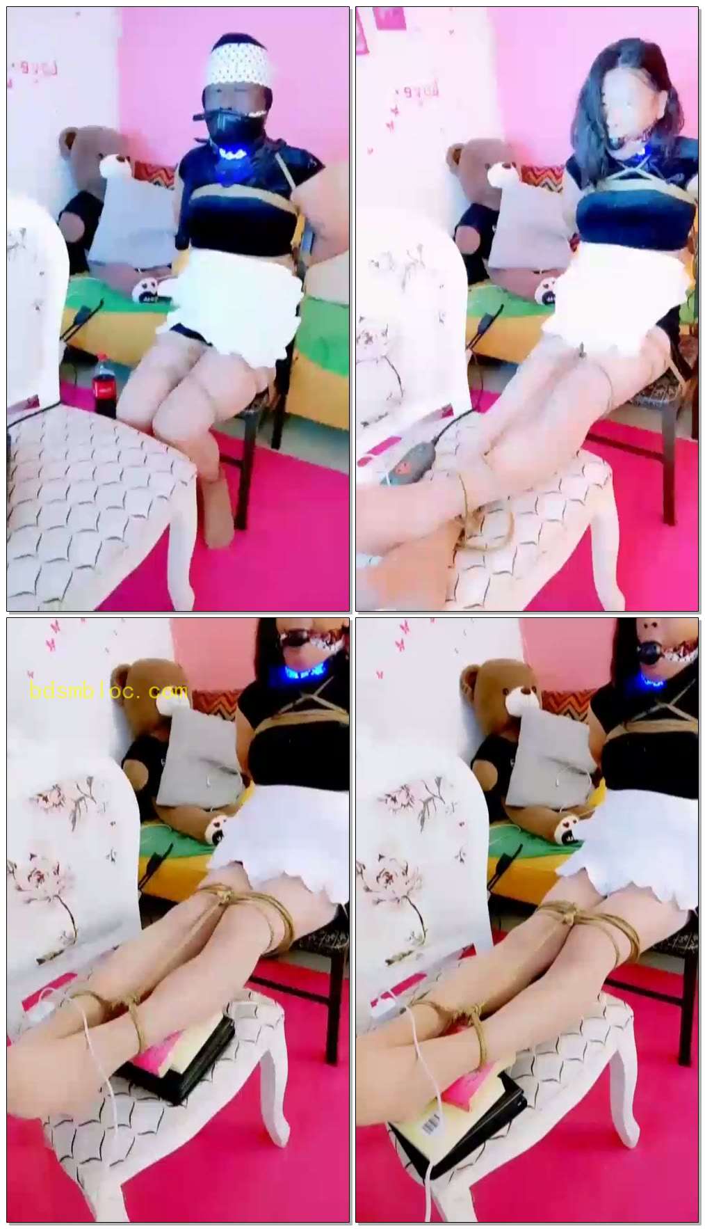 【心心小主】捆绑佣人小蝶第一部