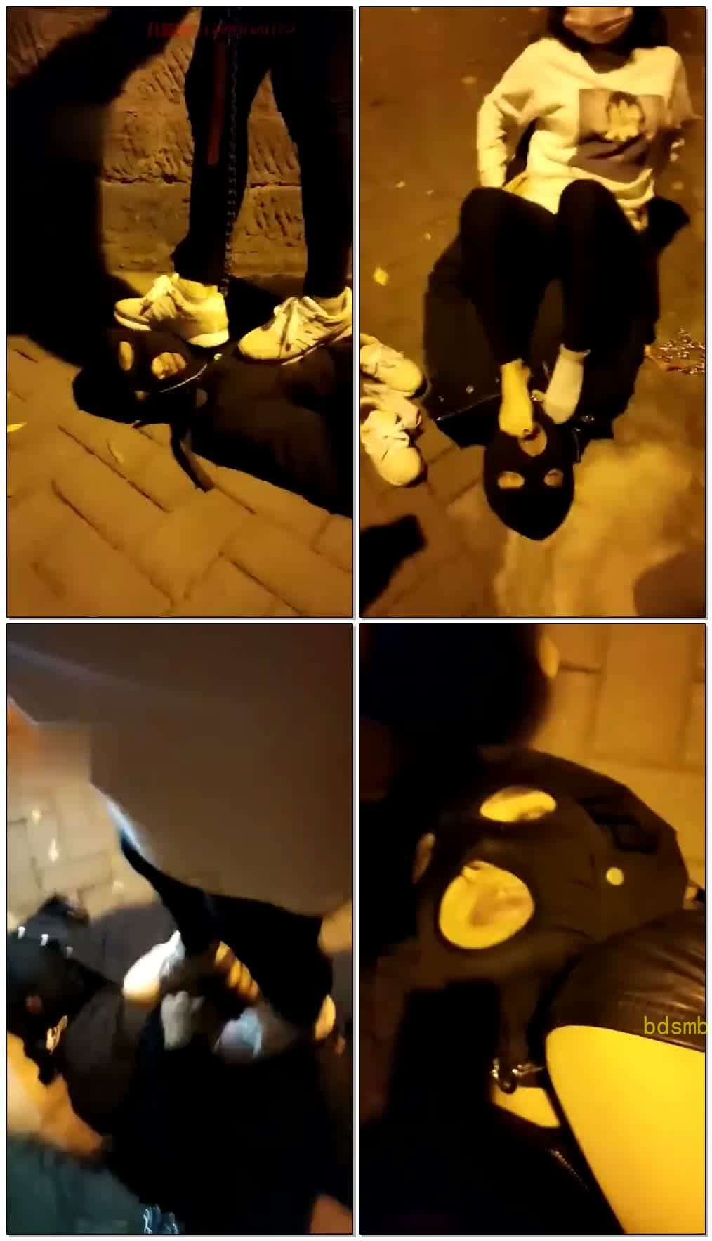 【糖糖S】精彩双素人小姨和侄女一起虐狗