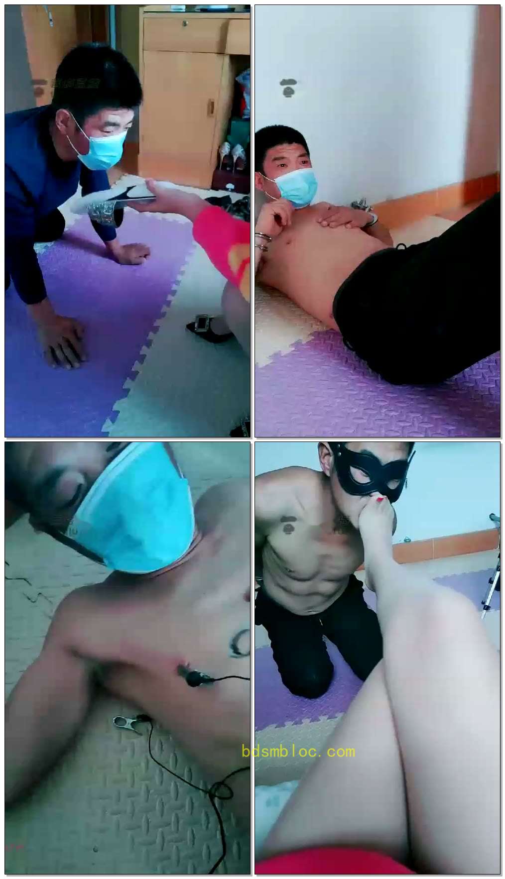【月月S】约调迟到的惩罚，电死他