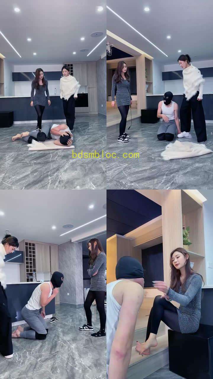 【麋鹿银儿】双s穿鞋爆头踹头开大脚